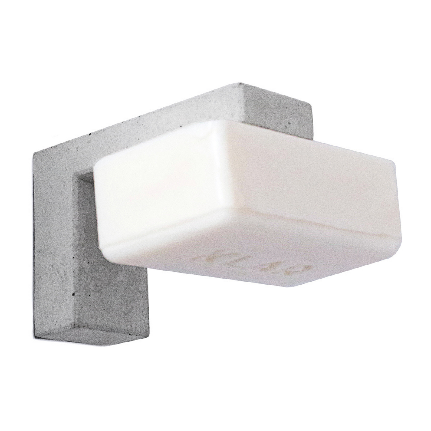 Magnetischer Seifenhalter aus Beton