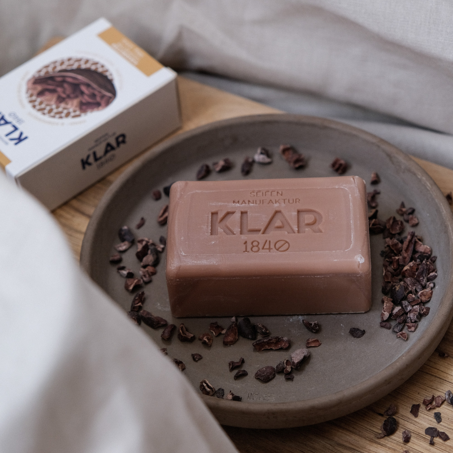 Kakaobutterseife 100g, Cosmos zertifiziert, palmölfrei