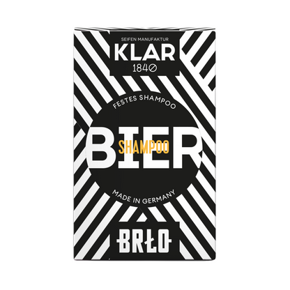 Festes Biershampoo Klar Seifen X BRLO, 100g