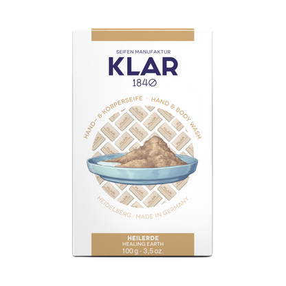 Heilerdeseife 100g, Cosmos zertifiziert, palmölfrei