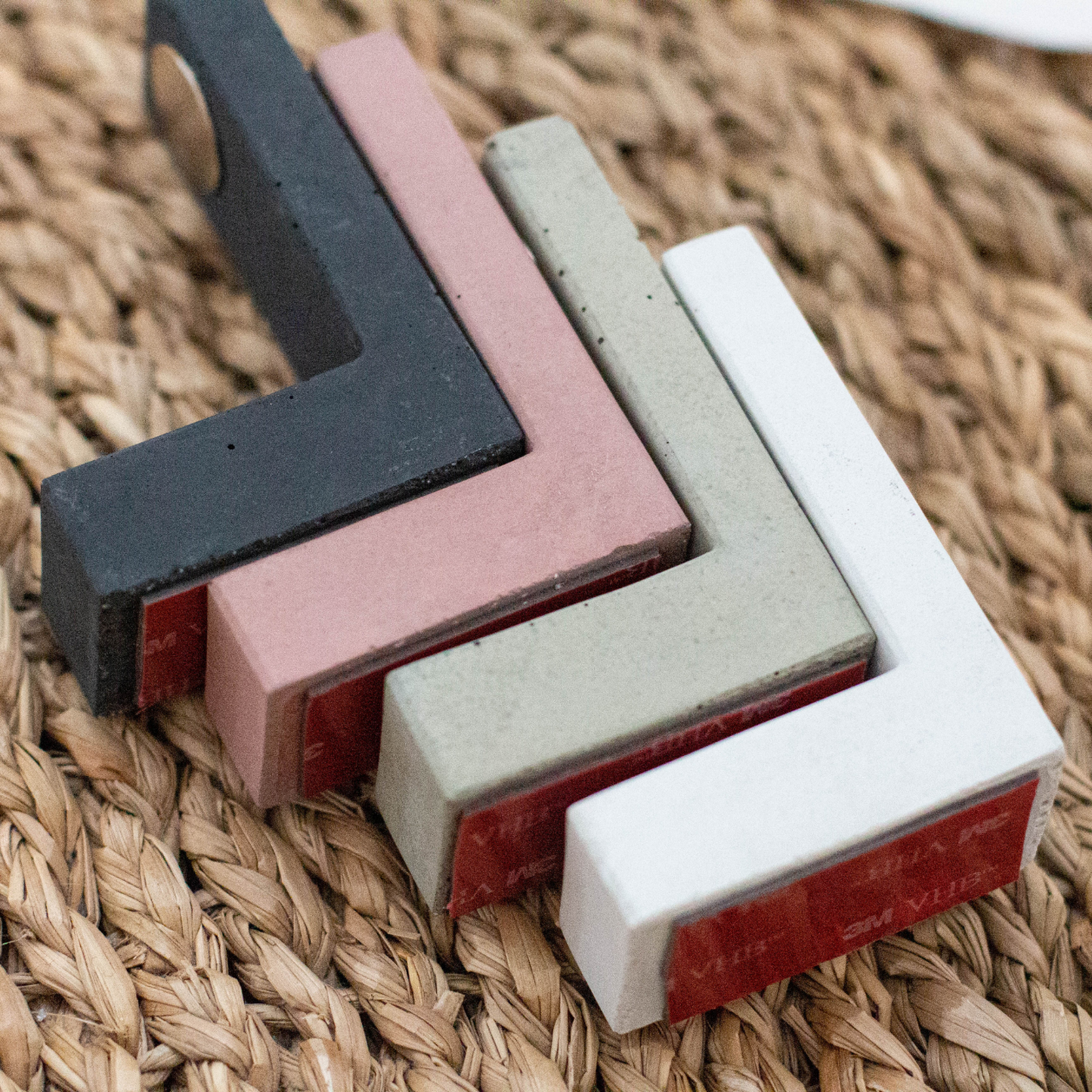 Magnetischer Seifenhalter aus Beton