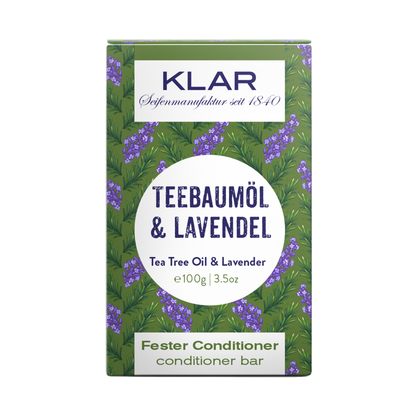 fester Conditioner Teebaumöl&Lavendel 100g (gegen Schuppen)