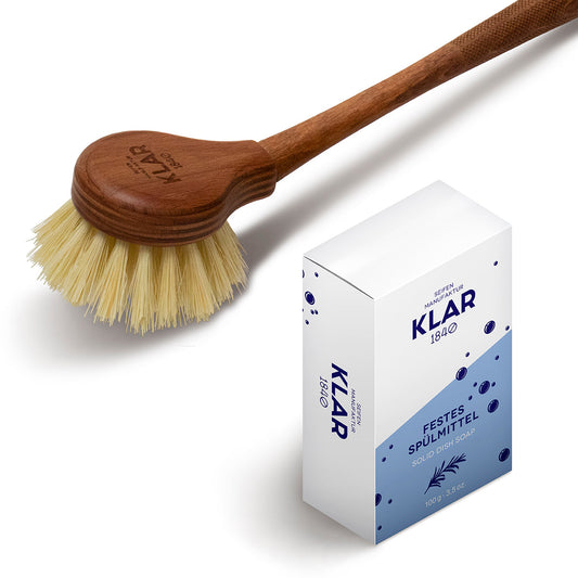 _POS: Festes Spülmittel + Spülbürste im Set