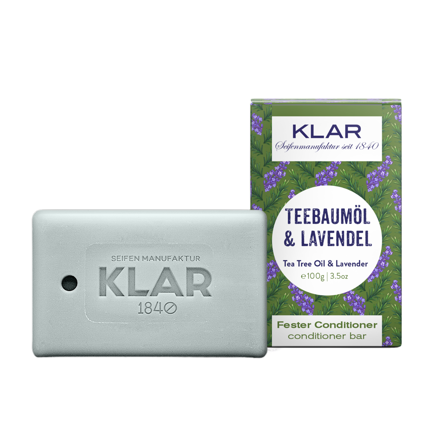 fester Conditioner Teebaumöl&Lavendel 100g (gegen Schuppen)