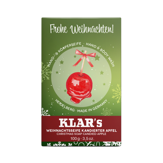 POS_Weihnachtsseife kandierter Apfel 100g, Cosmos zertifiziert, palmölfrei