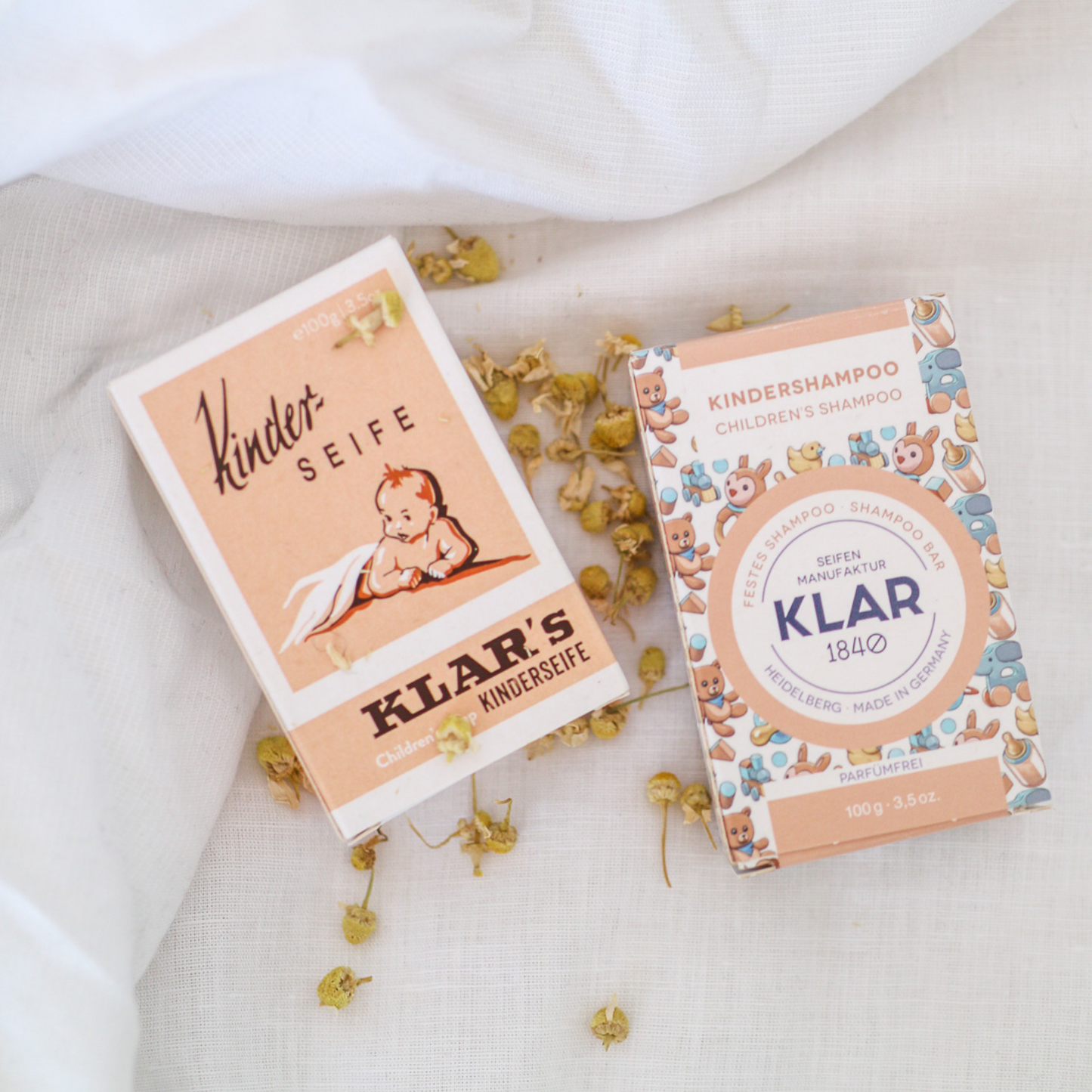 POS_Set: Festes Shampoo & Seife für Kinder, parfümfrei