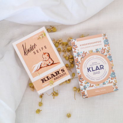 POS_Set: Festes Shampoo & Seife für Kinder, parfümfrei