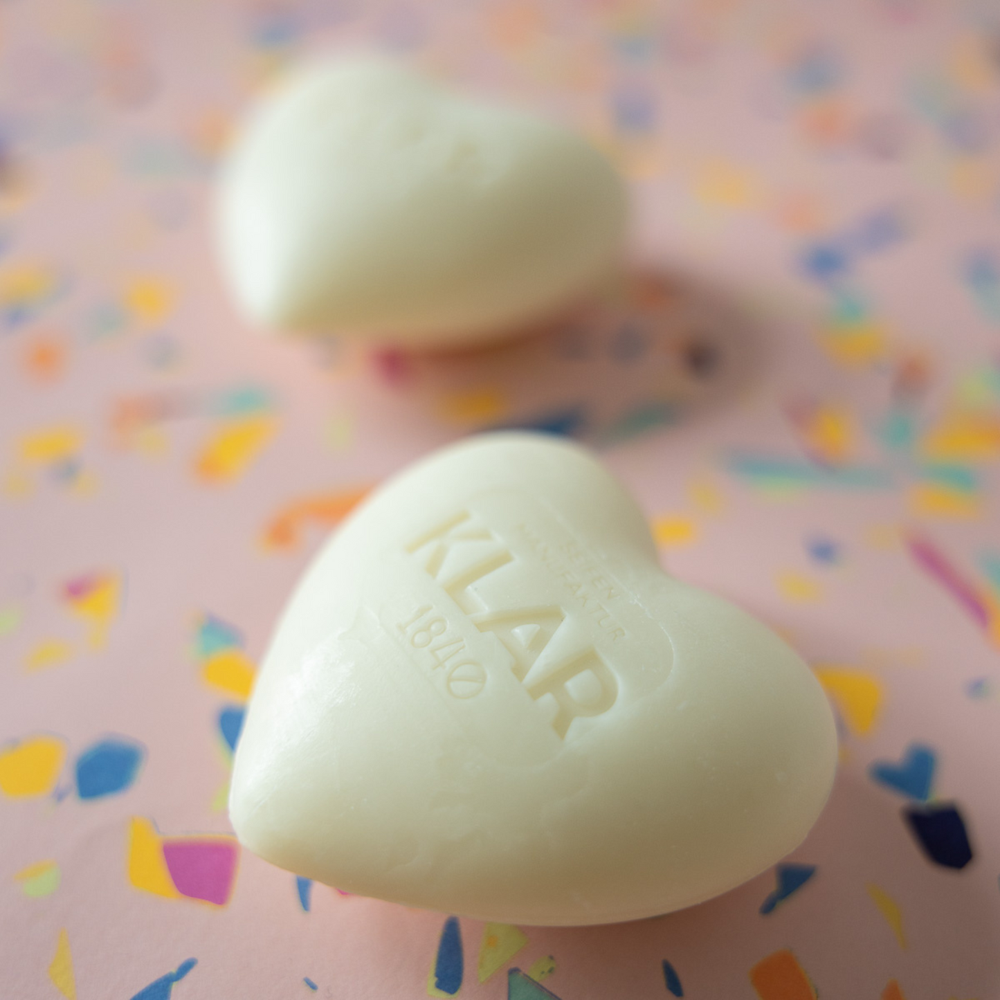 Herzseife Orange 65g, Cosmos zertifiziert, palmölfrei