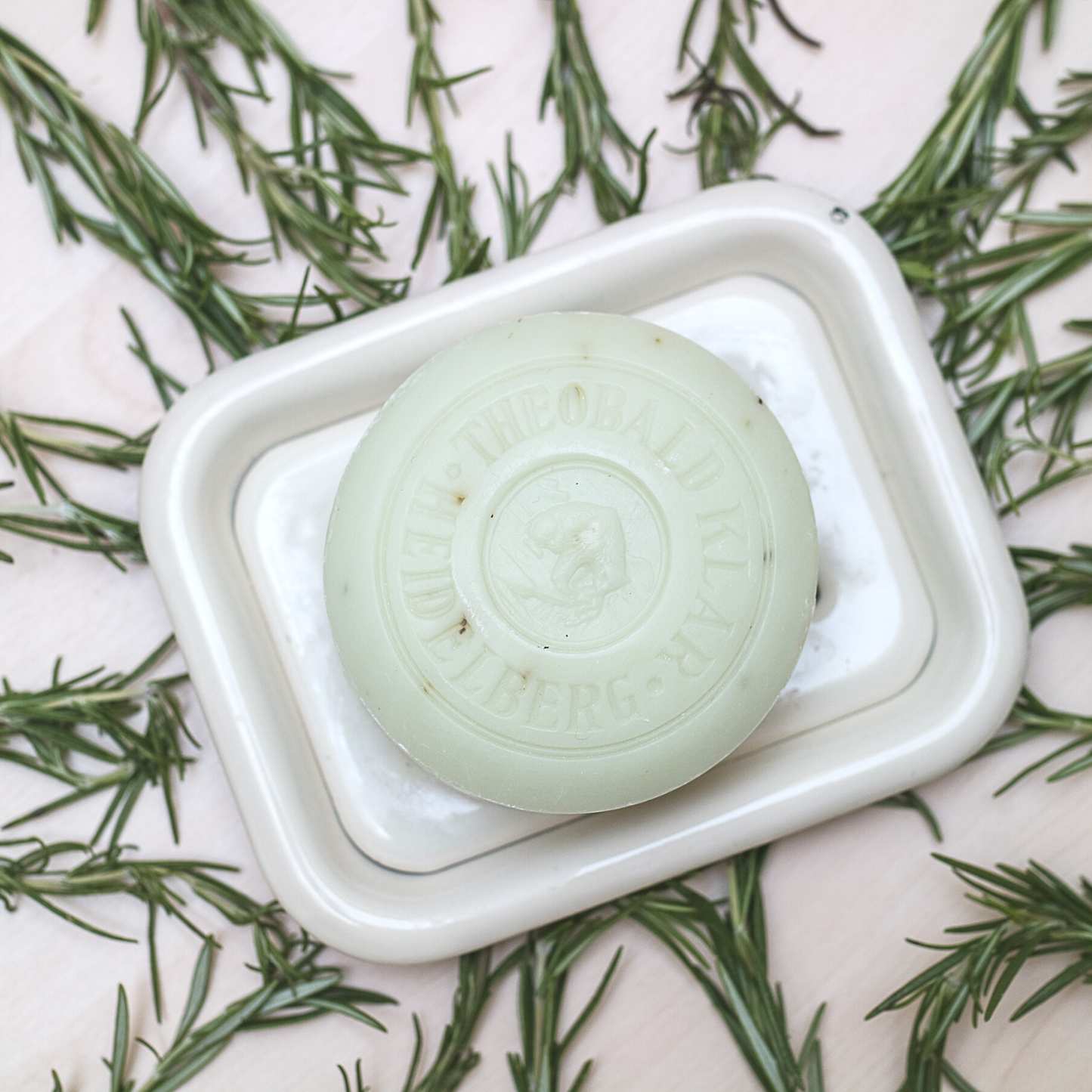 Badeseife Rosmarin 150g, Cosmos zertifiziert, palmölfrei