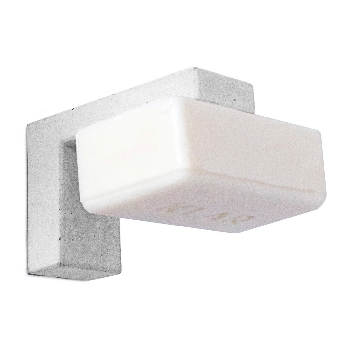 Magnetischer Seifenhalter aus Beton