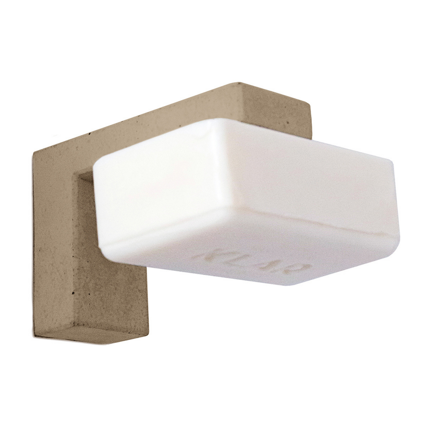 Magnetischer Seifenhalter aus Beton