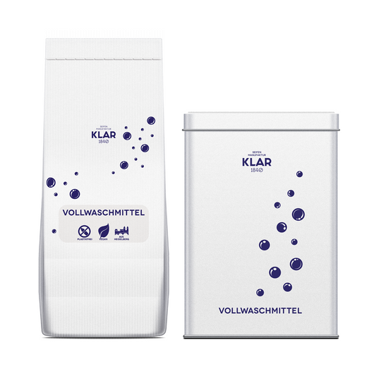 Set: Vollwaschmittel mit Aufbewahrungsbox, 1000g - altes bundle