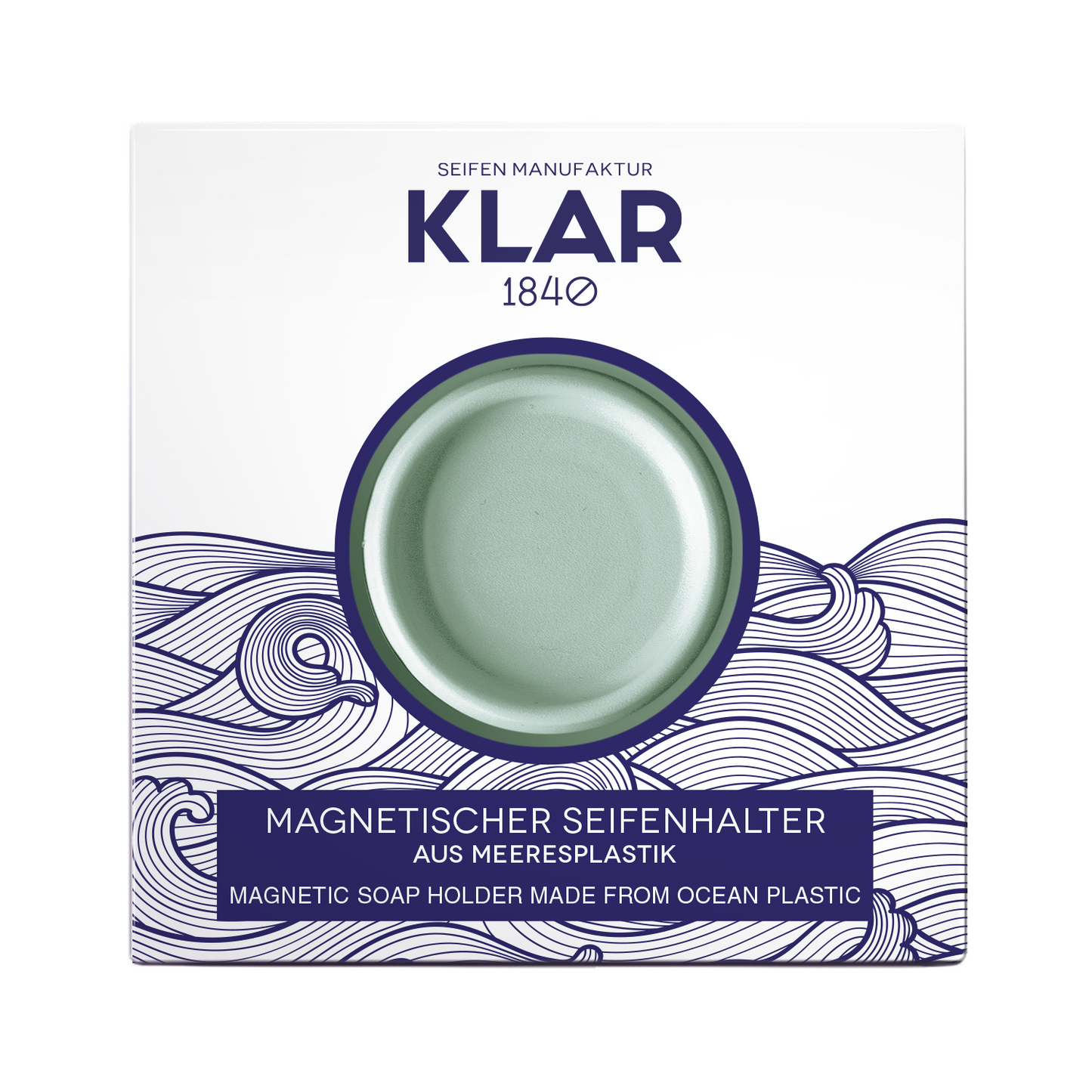 Magnetischer Seifenhalter aus Meeresplastik