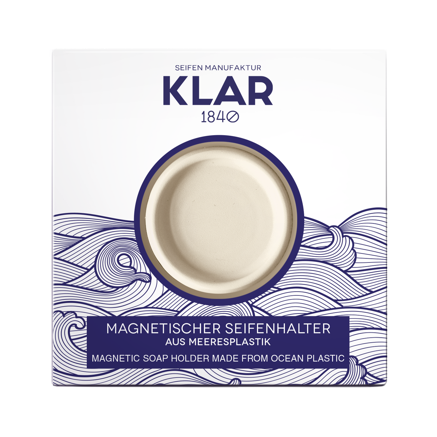 Magnetischer Seifenhalter aus Meeresplastik