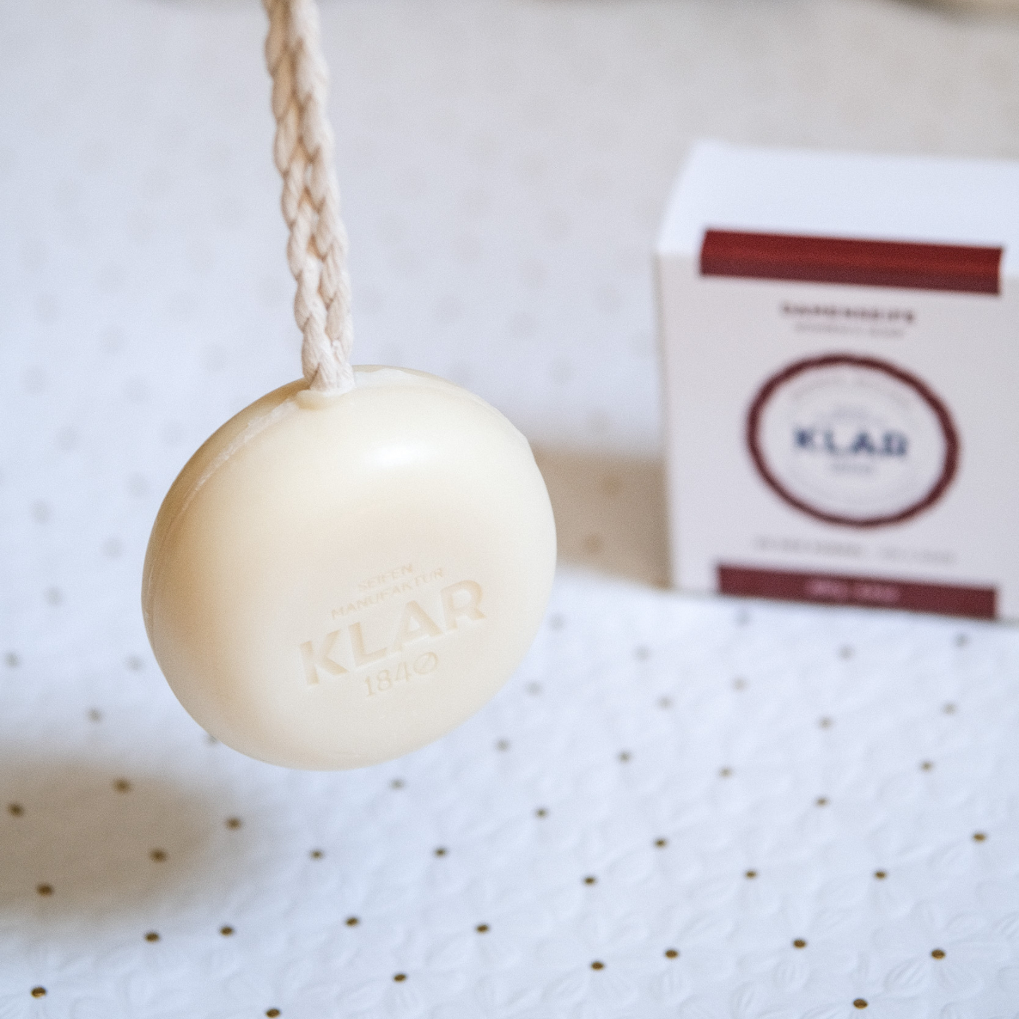 Badeseife Damen an der Kordel 250g, palmölfrei