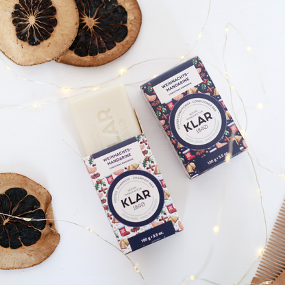 POS_Set: Festes Shampoo & fester Conditioner Weihnachtsmandarine